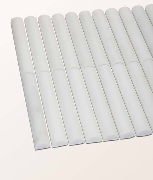 Zen Marble Honed Finish Reed Mosaic