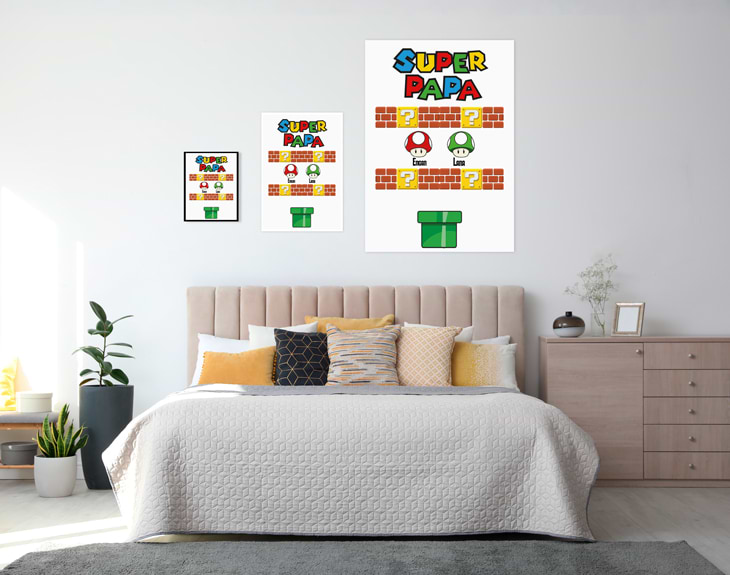 Bloc Notes Personnalisé Avec Autocollant De Mario Bros