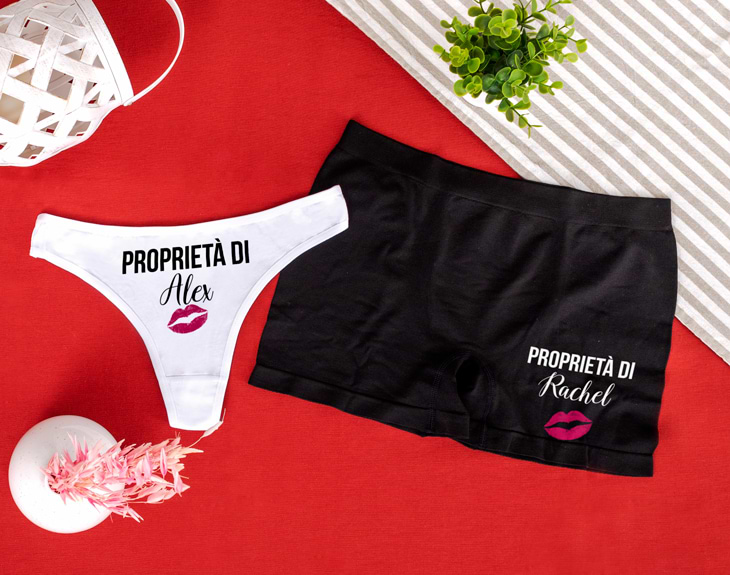 tanga mutande con foto personalizzata