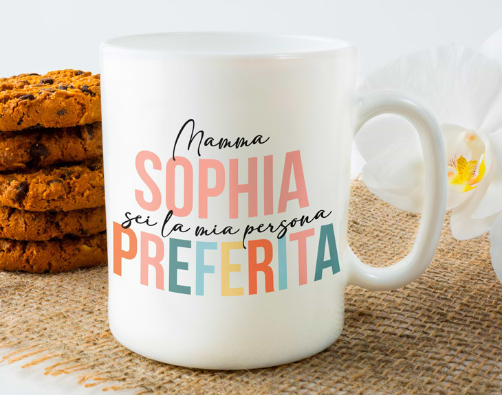 Tazza Per Mamma 'La Migliore Del Mondo' - Con Coperchio E Cucchiaio, Regalo Ideale