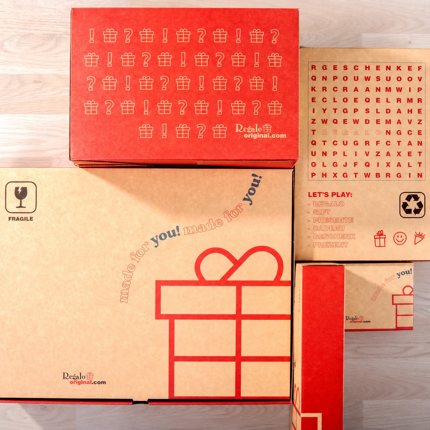 Regalo Original Boxen in verschiedenen Größen
