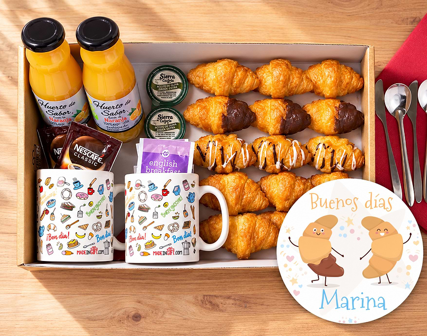 Caja de desayuno croissancitos