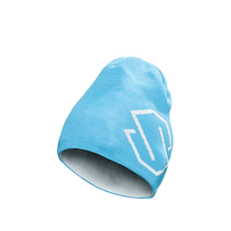 Stellar Reversible Beanie Aqua/White
