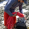 M Stellar Light Softshell Shorts Orange