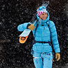 W Ultralight Down Hood 2.0 Aqua