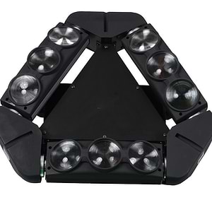 SPIDER TRIANGLE פנס לד חכם עם 9 נורות בהספק 10 וואט של Apextone