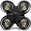 BL04 בליינדר עם 4 נורות לד לבן חם/קר, נשלט DMX של LIGHTEK