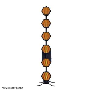 TRAN6A ערכת זוג פנסי רטרו אנכיים בקייס מקצועי של Lightek