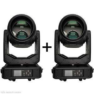 2X Mega470 סט זוג פנס קרן חכמים כולל מארז של LIGHTEK