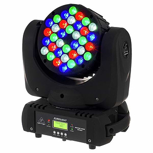 MH363 פנס שטיפה לד RGBW עם 36 נורות 3 וואט כל אחת של Behringer