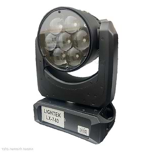 LX741 פנס שטיפה זום לד RGBW עם 7 נורות 40 וואט כל אחת של LIGHTEK