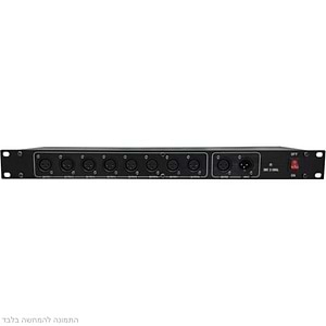 TRDX-922 מפצל DMX מקצועי כניסה 1, 8 יציאות להתקנה בראק של LIGHTEK