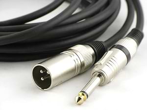 כבל XLR זכר ל PL באורך 3 מטר