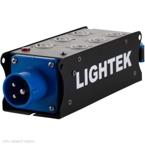 TPB001 מפצל חשמל 16 אמפר ל - 6 חיבורי powerCON של LIGHTEK 