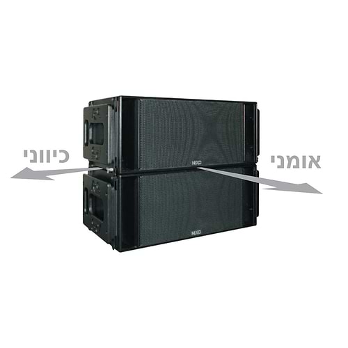 RS15 רמקול סאבוופר פסיבי עם זוג וופרים בקוטר 15 אינץ׳ של NEXO