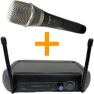 IU-2071S 501H SET מיקרופון אלחוטי ידני בתדר קבוע 501.4MHz של Jade