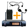 UHF-5100-5M-M SET ערכת מיקרופון ראש (מדונה) + משדר גוף ומקלט אלחוטי של UMT