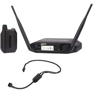 GLXD14+E/PGA31-Z4 ‏ערכת מקלט +GLXD4, משדר גוף +GLXD1 ומיקרופון ראש PGA31 של Shure