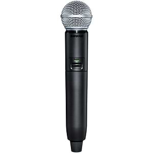 GLXD2+/SM58-Z4 משדר ידני אלחוטי בודד עם ראש SM58 למערכת +GLXD של SHURE