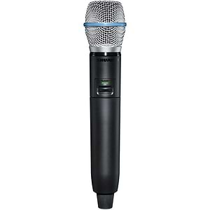 GLXD2+/B87A-Z4 משדר ידני אלחוטי בודד עם ראש Beta 87A למערכת +GLXD של SHURE