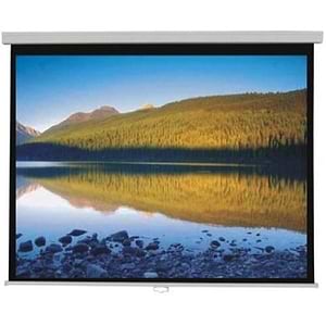 מסך הקרנה ידני קפיצי 305X305 ס״מ (170 אינץ׳) של SinoScreen