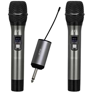 IU-2070-IL זוג מיקרופונים ידניים אלחוטיים עם מקלט זעיר של BTS
