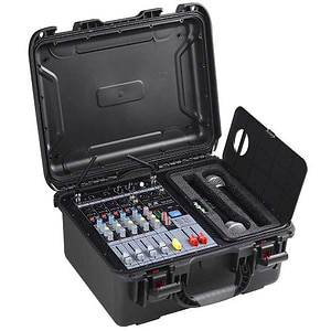 SM-210P מיקסר מוגבר עם מיקרופונים אלחוטיים UHF של ICM