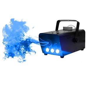 חסר במלאי!!! מכונת עשן בהספק 400 וואט עם תאורת LED בצבע כחול קבוע
