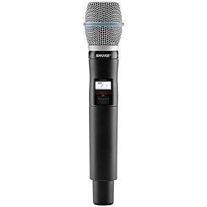QLXD2/B87C משדר ידני למערכת QLXD עם ראש - BETA 87C של SHURE