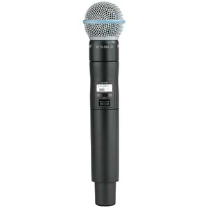 ULXD2/B58A משדר ידני למערכת ULXD עם ראש - BETA 58A של SHURE