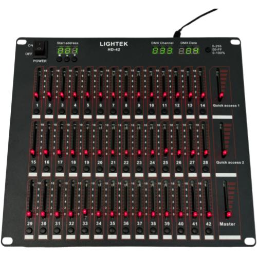 HD-42 בקר תאורה עם 42 ערוצי DMX של LIGHTEK