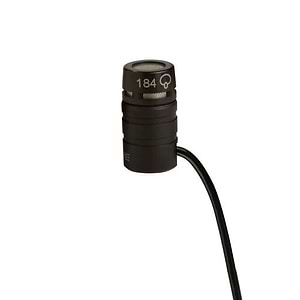 WL184 מיקרופון דש סופר קרדיואיד (בצבע שחור) של SHURE