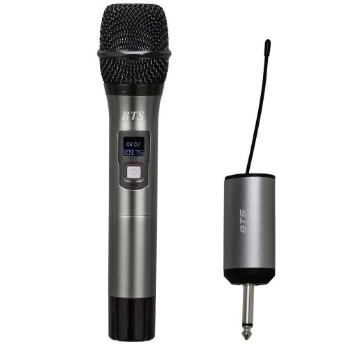 מיקרופון אלחוטי UHF עם מקלט מיני