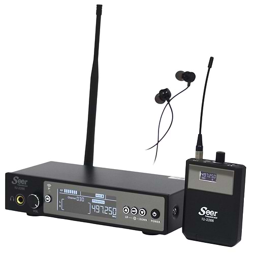 סט משדר ומקלט In-Ear Monitor