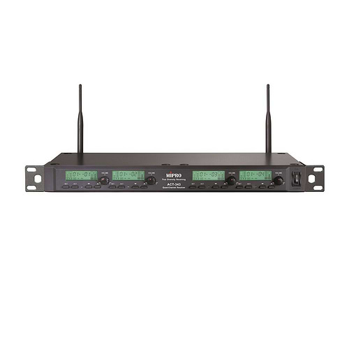 מקלט 4 ערוצים (ללא משדרים) דיוורסיטי עם תצוגת LCD תדר 498-510MHz
