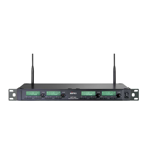 מקלט 4 ערוצים (ללא משדרים) דיוורסיטי עם תצוגת LCD תדר 498-510MHz