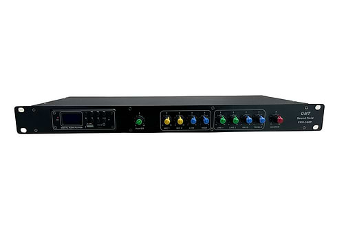 מגבר דיגיטאלי להתקנות קל משקל בהספק 360W + נגן מדיה BT דגם CRU360P מבית UMT