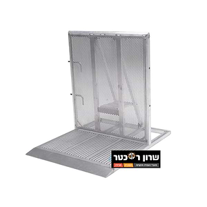 מחסום לחץ מתקפל עם מדרגה
