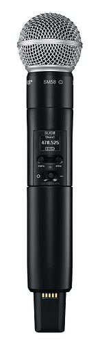 ערכת מיקרופונים אלחוטית דיגיטלית Shure SLX-D – מקלט כפול + SM58 + Beta58A