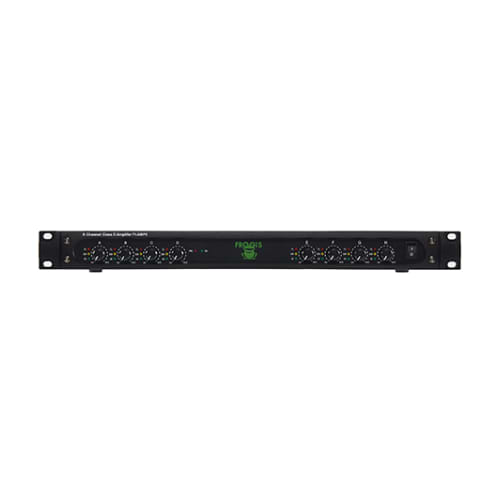 מגבר כוח FI-Amp8 – מגבר Class D מקצועי עם 8 ערוצים בהספק גבוה מבית FROGIS איטליה מבית