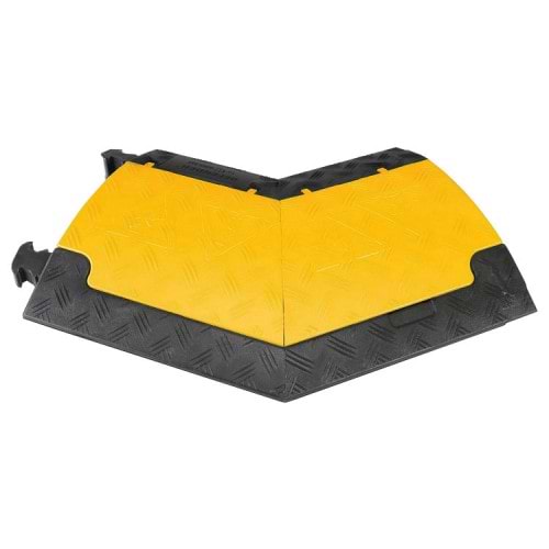 מדרך כבל תקני לפריסות כבלים בשטח מגומי שלושה תאים 45° מבית