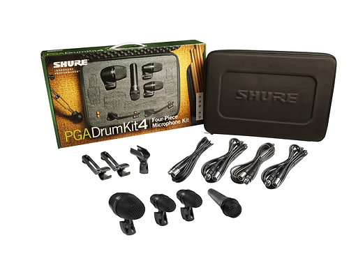 סט מיקרופונים לתופים במזוודה דגם PGADRUMKIT4 מבית