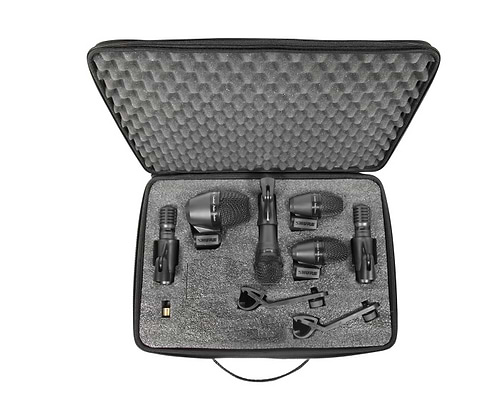 סט מיקרופונים לתופים במזוודה דגם PGADRUMKIT6 מבית