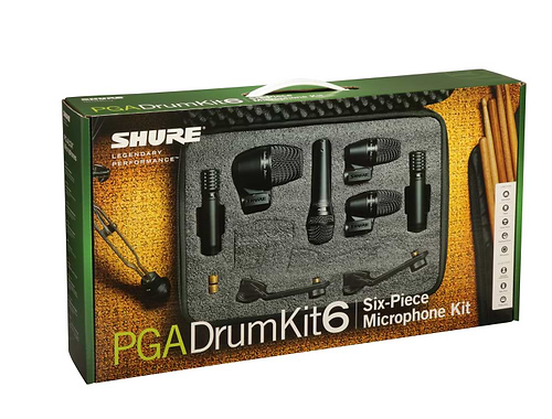 סט מיקרופונים לתופים במזוודה דגם PGADRUMKIT6 מבית