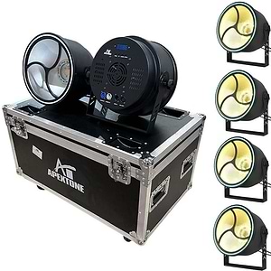 פנס תאורה מקצועי 300W עם טבעת LED ותמיכה ב-DMX512 מבית 