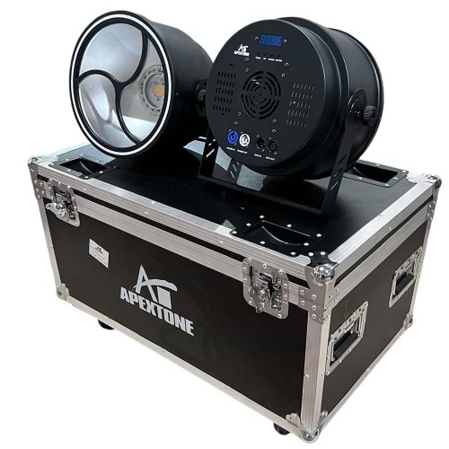 פנס תאורה מקצועי 300W עם טבעת LED ותמיכה ב-DMX512 מבית 