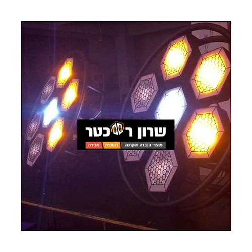 פנס תאורה מקצועי 7 הילות Hexa COB Pixel מבית 