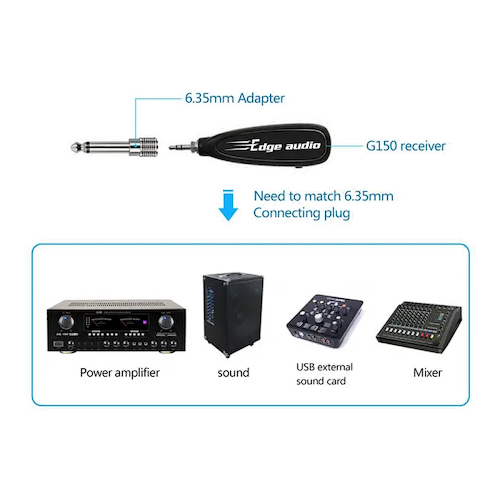 מיקרופון בלוטוס דש אלחוטי FREEDOM 6100C Lavalier Microphone מבית