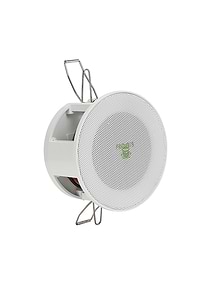 רמקול שקוע תקרה קומפקטי במארז אחורי מתכת "2 6W-8Ω full range שנאי קו 70/100V 6/3W דגם CS2W מבית