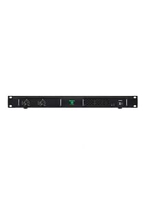 מגבר 2 ערוצים 2X240W-4ohm הגנה 1U-19" delay start דגם FI-AMP2 מבית